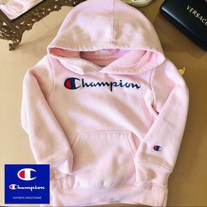Youth Chamion  Embroidered Logo Hoodie